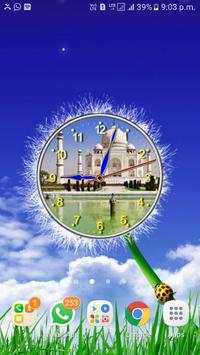 Tajmahal Clock Live Wallpaper screenshot 2
