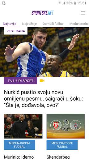 Sportske.net screenshot 1