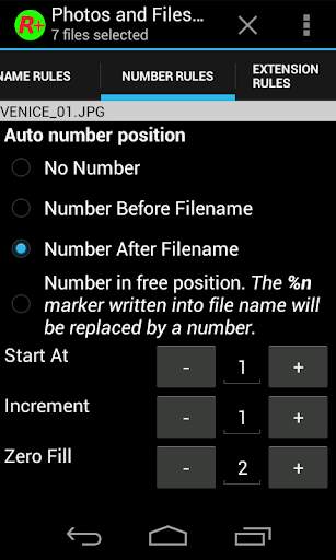 Photos and Files Renamer Pro screenshot 3