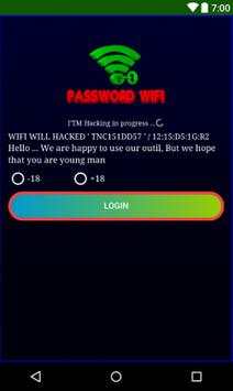 Wifi Password Wpa Hacker Prank screenshot 1
