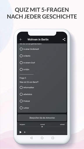 Deutsch Hören und Lesen ( Deutsch lernen ) screenshot 5