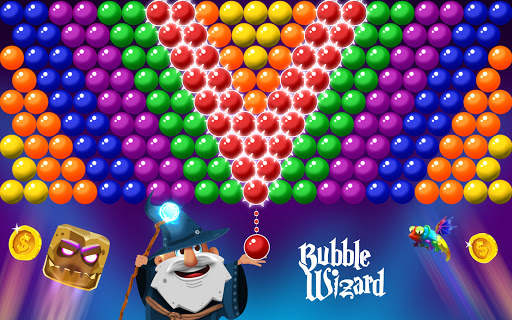 Jogos de Bolinhas Bubble Shooter: Bubble Wizard screenshot 1
