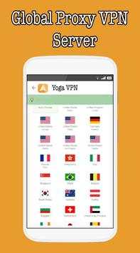 yoga Free Unlimited VPN screenshot 1