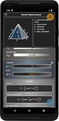 Geometryx Geometri Hesaplayıcı screenshot 6