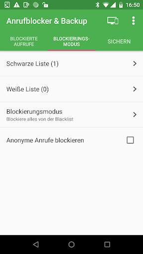 Anrufblocker & Backup screenshot 2
