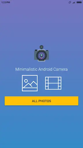 Nomao Minimalistic Camera скриншот 1
