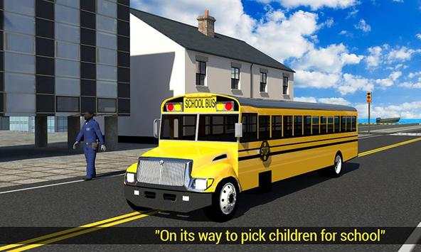 Town School Bus 3D screenshot 3