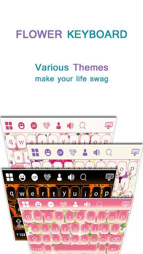Flowers Keyboard स्क्रीनशॉट 5