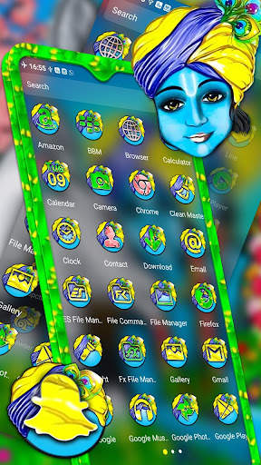 Lord Krishna Theme Launcher screenshot 2