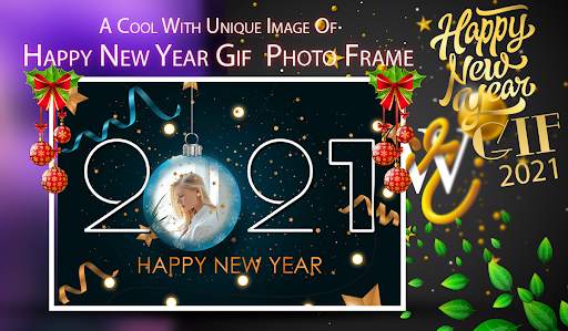 Happy New Year 2021 GIF Photo Frames screenshot 6