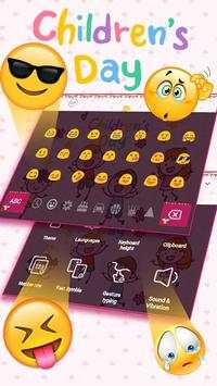Cute Children's Day Keyboard Theme screenshot 3