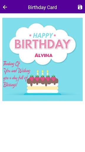 Name on Birthday Card скриншот 5