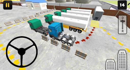 Truck Simulator 3D: Factory Parking screenshot 3