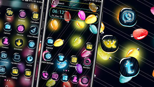Candy Bulb Launcher Theme screenshot 1