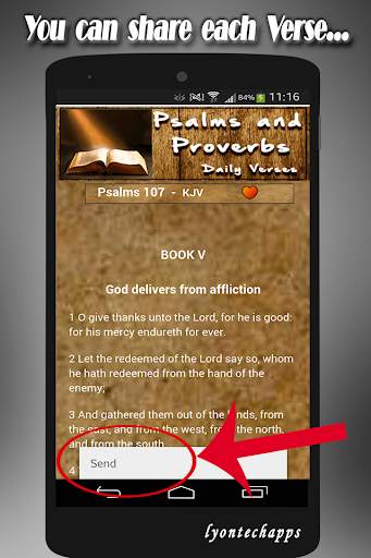 🙏 Psalms and Proverbs Daily Verses with Faith 🙏 screenshot 10