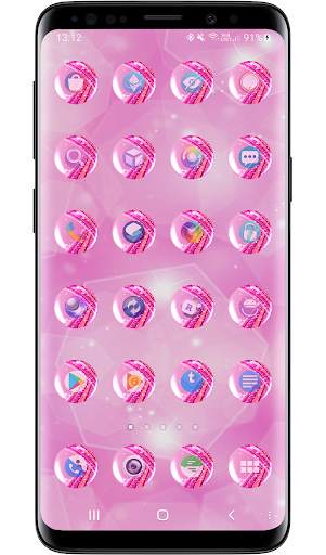 Launcher Theme - Sparkling Pink Glitter Icon Pack screenshot 4