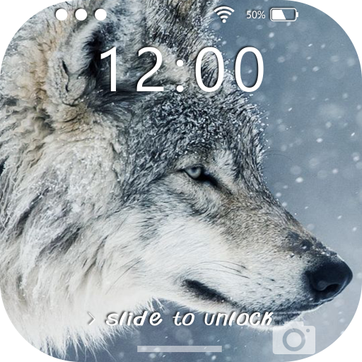 Wolf Pattern Lock Screen иконка