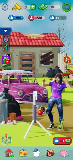 Idle Vlogger Tycoon Simulator screenshot 1