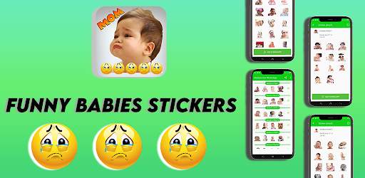 Funny Babies Stickers/Funny Stickers/Baby Stickers screenshot 1