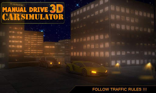 Mannual Drive Car Simulator 3D screenshot 2