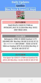 Biss Key Powervu Key Cccam Cline Free screenshot 3