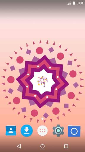 Diwali Rangoli Live Wallpaper screenshot 6