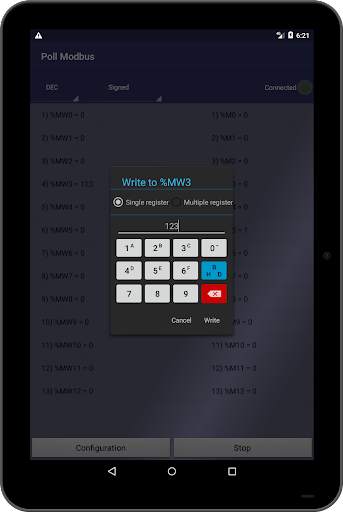 Poll Modbus screenshot 9