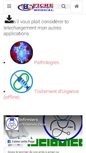 Fiche Technique Médicale screenshot 3