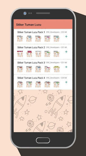 Stiker Tuman Lucu Terbaru screenshot 5