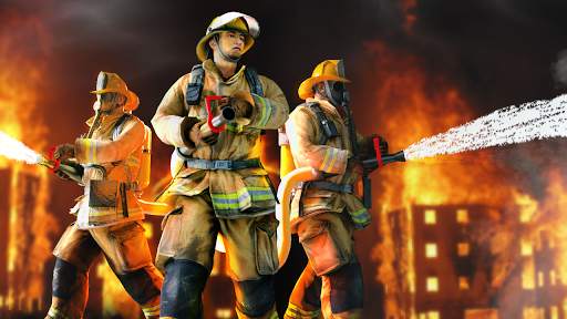 Firefighter Truck Rescue Games screenshot 1