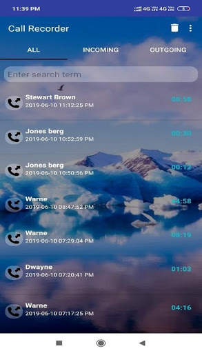 Call Recorder - Automatic Call Recorder - Android screenshot 1