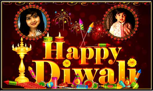 Diwali Photo Frames Dual 1 تصوير الشاشة
