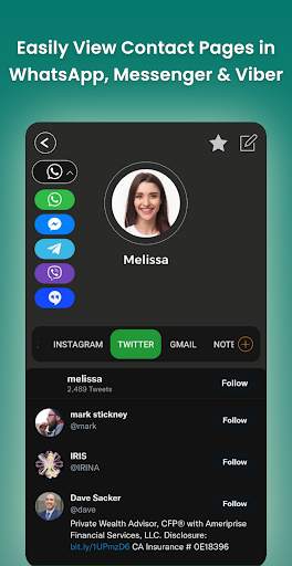 Message Center for WhatsApp & Facebook screenshot 4