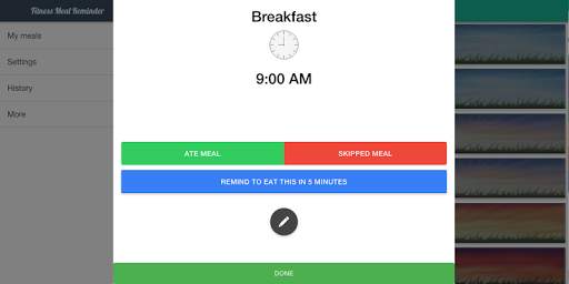Fitness Meal Reminder screenshot 6