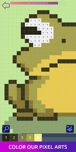 Big Coloring Book: free color by number, pixel art screenshot 3