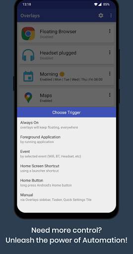 Overlays - Floating Launcher screenshot 4