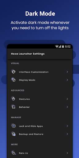 Hexa Launcher screenshot 7