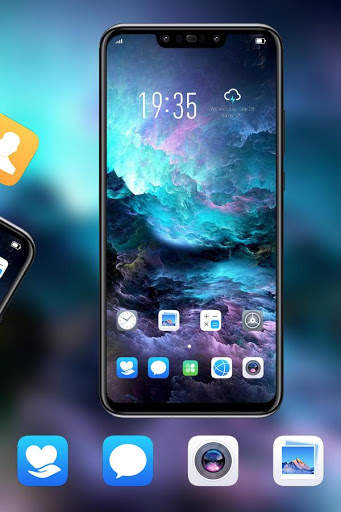 Colorful theme a7 clouds wallpaper screenshot 3