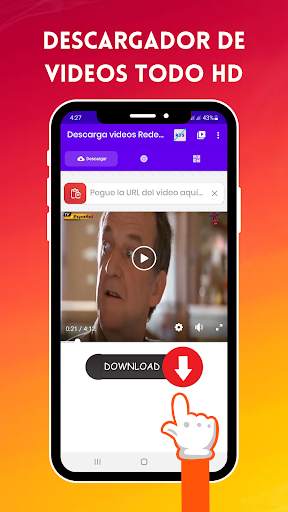 Descarga videos Redes Sociales screenshot 3