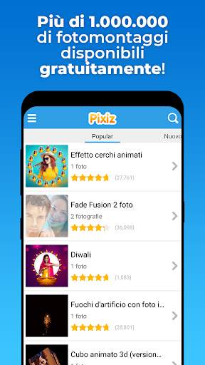 Pixiz - Fotomontaggi e foto collage screenshot 1