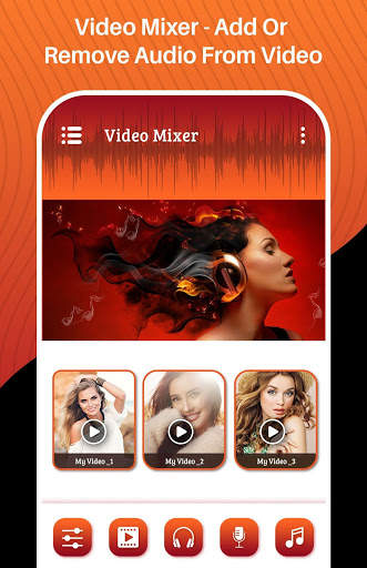 Video Mixer - Add or Remove Audio From Video screenshot 1