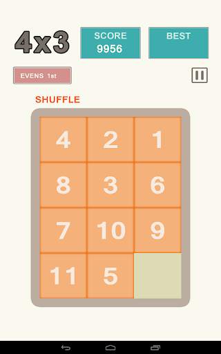 4x3 Sliding puzzle game screenshot 7