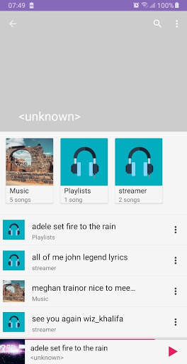 Music Player 5 تصوير الشاشة
