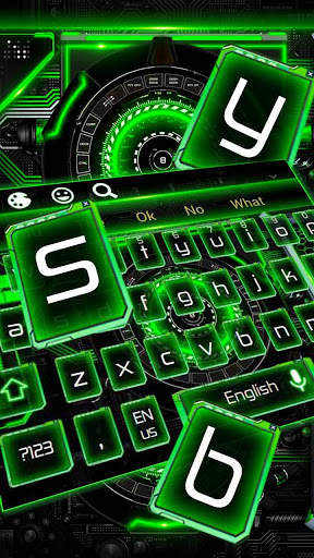 Green Laser Technology Keyboard screenshot 2