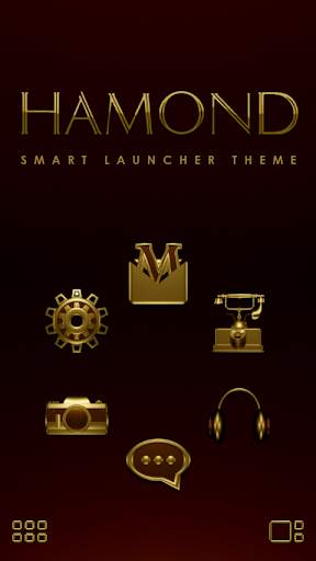 Smart Launcher theme HAMOND screenshot 1