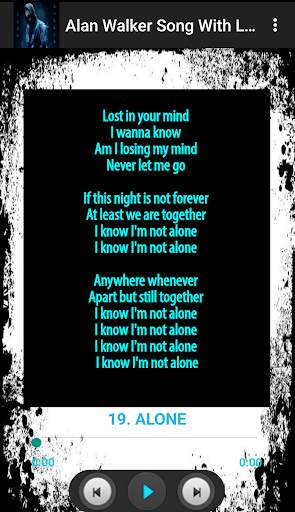 Alan Walker Best Song With Lyric screenshot 4