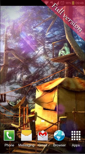 Tree Village 3D Free lwp screenshot 5