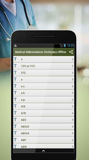 Medical Abbreviations Dictionary Offline स्क्रीनशॉट 2