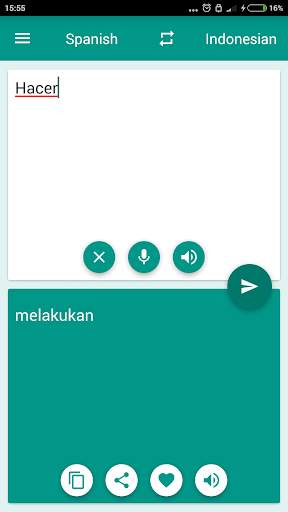 Indonesian-Spanish Translator скриншот 3
