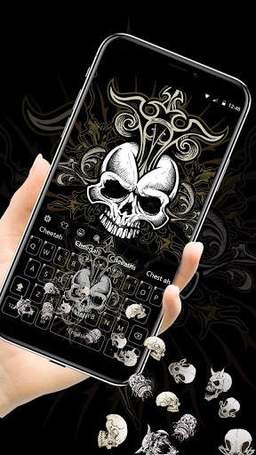 Live Devil Death Skull Keyboard screenshot 2